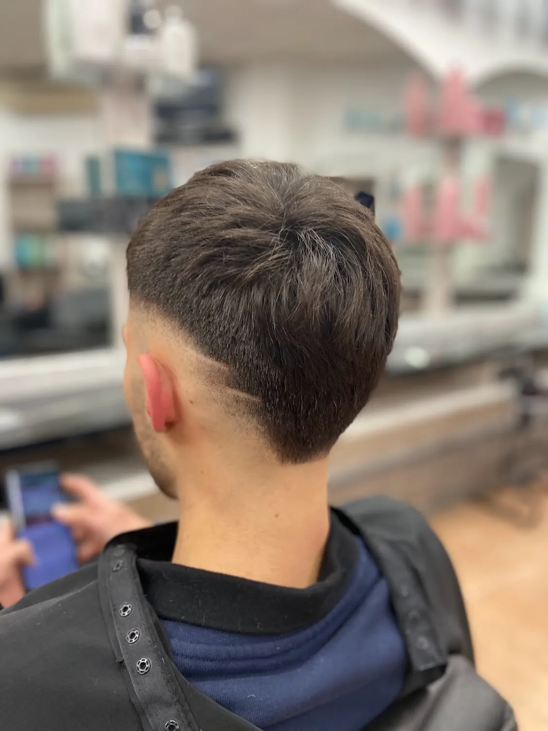 Acabado de corte con degradado alto
